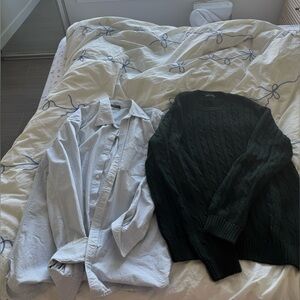 Brandy Melville bundle sweater and polo shirt